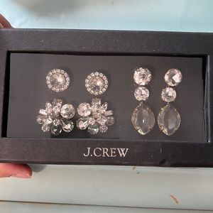 3 pairs of Jcrew earrings - brand new in box, never worn